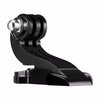 Telesin dvigubas J formos laikiklis sportinėms kameroms