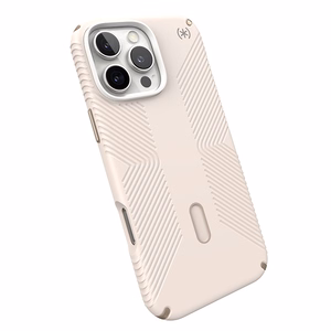 Speck Presidio2 Grip ClickLock & MagSafe dėklas, skirtas iPhone 16 Pro Max, „Bleached Bone“ / „Heirloom Gold“ / „Hazel Brown“