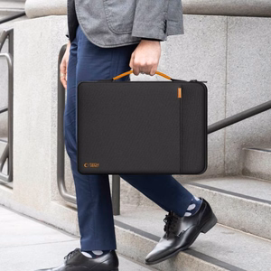 Tech-Protect Defender RS nešiojamojo kompiuterio krepšys 15–16 - juodas