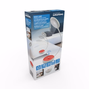 Grundig sulankstomas LED stalinis šviestuvas, 15 cm, oranžinis