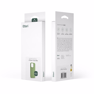 "Etteri" silikoninis magnetinis dėklas "iPhone 16 Pro Max" 6,9" šviesiai žalias
