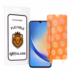 Tel Protect Best Flexible Hybrid Tempered Glass for SAMSUNG GALAXY A24 4G/A25 5G/M34 5G/A35/M35/M55 5G