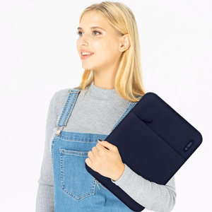 Tech-Protect Sleeve Nešiojamojo kompiuterio 13-14 dėklas - tamsiai mėlynas