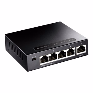 Cudy GS105 tinklo komutatorius Gigabit Ethernet (10/100/1000) juodas