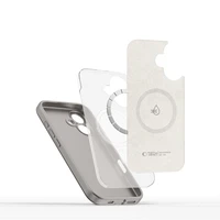 Tech-Protect Skystas silikoninis Magnetinis dėklas iPhone 16 - pilkas