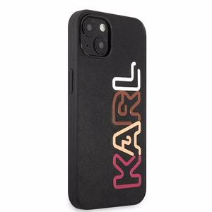 Karl Lagerfeld KLHCP13SPCOBK iPhone 13 mini 5,4 "juodas kietas dėklas Multipink Brand
