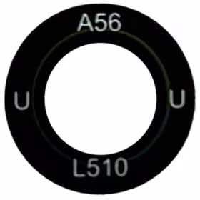 Samsung A566 A56 5G kameros stikliukas Black (lens Ultra Wide) 1pcs (service pack)
