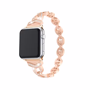 Laikrodžio apyrankės kilpa (f) Apple Watch 42/44/45 dizainas 3 - rožinė (f)