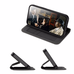 Dux Ducis Skin X2 dėklas telefonui iPhone 14 Plus su magnetine uždanga juodas