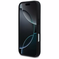 Karl Lagerfeld Rhinestones Karl&Choupette Pin Case for iPhone 17 Pro - Juodas