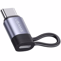 USAMS Adapter AU17 Lightning - USB-C 30W plieninis SJ677LN01 (US-SJ677)