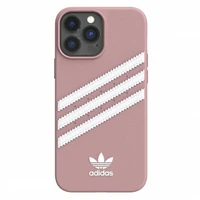 Adidas OR Formuotas dėklas PU iPhone 13 Pro Max - rožinė