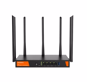 Tenda W30E AX3000 belaidis maršrutizatorius Gigabitinis eternetas Dviguba juosta (2,4 GHz / 5 GHz) Juoda