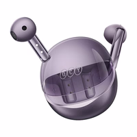 TWS QCY AilyBuds Clear T32 ausinės (violetinės)