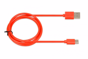 I-BOX USB 2.0 TYPE C laidas, 2A 1M raudonas