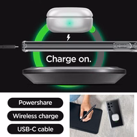 Spigen Ultra Hybrid dėklas telefonui Samsung Galaxy S24 Ultra - skaidrus