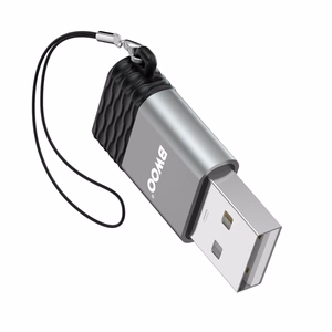 BWOO adapteris USB-C - USB pilkas OTG BZ-38