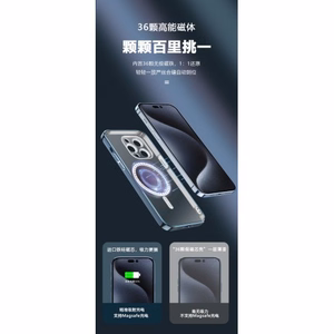 Phone Case X-Level "Dazzling Color Magsafe" for Apple iPhone 16 Pro Gold