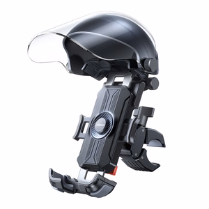 Joyroom JR-ZS526 dviračio laikiklis su saulės skydeliu automatinis juodas