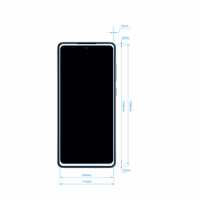 Crong 7D Nano lankstus Glass – Unbreakable 9H hybrid glass the entire Samsung Galaxy A72 screen
