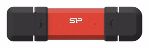 Silicon Power DS72 USB atmintinė 500 GB USB Type-A / USB Type-C 3.2 Gen 2 (3.1 Gen 2) raudona