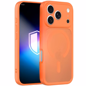 3mk „Misty MagCase“ dėklas, skirtas „iPhone 17 Pro Max / 18 Pro Max“ – oranžinis