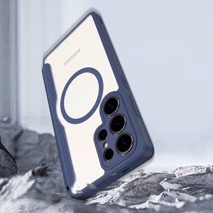 Dėklas Dux Ducis Skin X Pro skirtas Samsung S938 S25 Ultra mėlynas