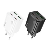 Įkroviklis Hoco 2 x USB C + 2 x USB A QC3.0 PD 3A 20W N55 juodas