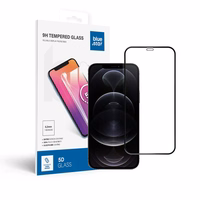 Apsauginis stiklas Blue Star - APP IPHONE 12 Pro Max 5D pilnas dangtis juodas