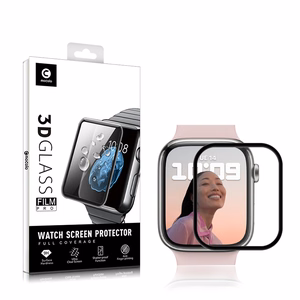 Mocolo 3D Full Glue Glass grūdintas apsauginis ekrano stiklas, skirtas Apple Watch Series 7 / 8, 41 mm