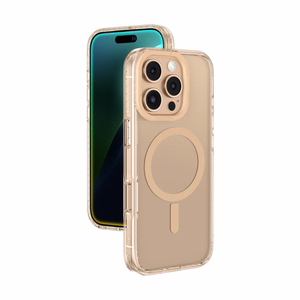 AmazingThing Titan Pro Mag dėklas su magnetiniu žiedu iPhone 16 Pro Max - rožinis auksas