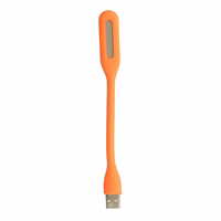 Mini LED lempa silikoninė USB oranžinė