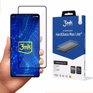 Grūdintas stiklas Xiaomi Redmi Note 12 Pro 9H iš 3mk HardGlass Lite serijos