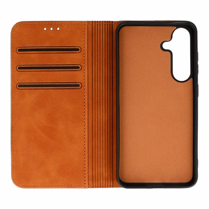 Madingas dėklas telefonui Xiaomi Redmi Note 14 5G rudas