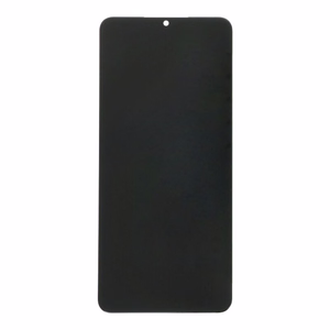 Ekranas Samsung A12 Nacho A127 / A12s A127 su lietimui jautriu stikliuku juodas (Juodas Flex Version) OEM