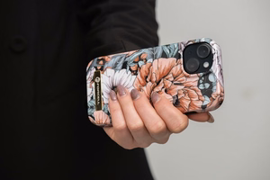 FORCELL F-PROTECT Mirage dėklas, suderinamas su MagSafe, skirtas IPHONE 15 Plus, bloom bush