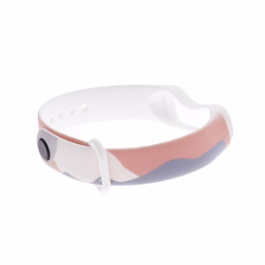 Dirželis Moro juosta Xiaomi Mi Band 3 / 4 silikoninis dirželis laikrodžio apyrankė raštas 12
