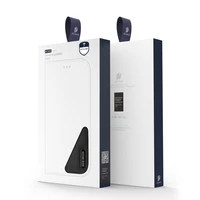 Dux Ducis Hivo odinis atverčiamas dėklas tikros odos piniginė kortelėms ir dokumentams iPhone 14 Pro Max ruda