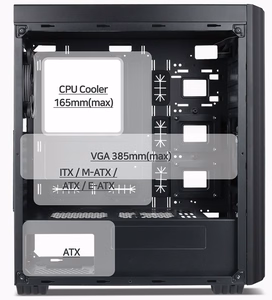 Gembird Fornax K500 ATX Midi Tower juodas kompiuterio korpusas