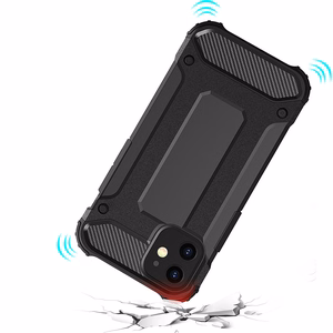 Šarvuotas anglies dėklas telefonui Iphone 17 juodas