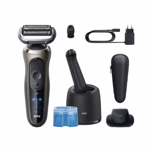 Braun Shaver 72-C7200cc Series 7 Operating time (max) 60 min Wet & Dry Black/Gold