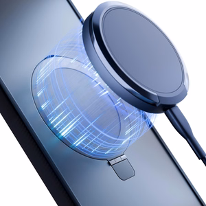 3mk dūminis magnetinis dėklas telefonui su stovu Samsung Galaxy S25+ - juodas
