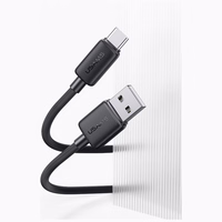 Laidas USAMS KY Series US-SJ698 3A USB-C į USB-A 3m juodas