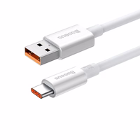 Baseus kabelis Superior USB - USB-C 1,5m mėnulio baltas 100W