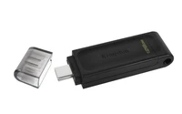 Kingston atmintukas 128GB USB-C DT70 juodas