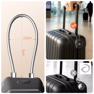 Tech-Protect Kevlar Seal dėklas Apple AirTag 1/2 - juodas