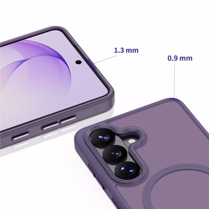 Tech-Protect Magmat MagSafe dėklas skirtas Samsung Galaxy S26 - matinė purpurinė