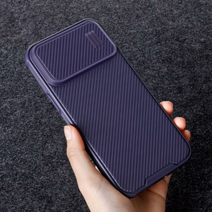 Nillkin CamShield S dėklas iPhone 14 Pro Max šarvuotas dangtelis kameros apsauga žalias