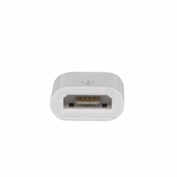 Įkroviklio adapteris - Micro USB į Lightning - baltas