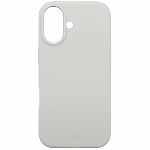 Uniq Lino dėklas telefonui iPhone 17 Magclick įkrovimas - pilkas